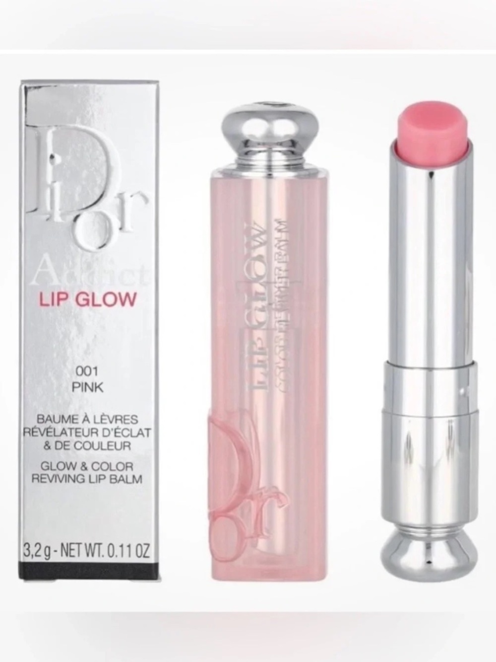 New in Box Dior Addict Lip Glow 3.5 g / .12 oz Pink